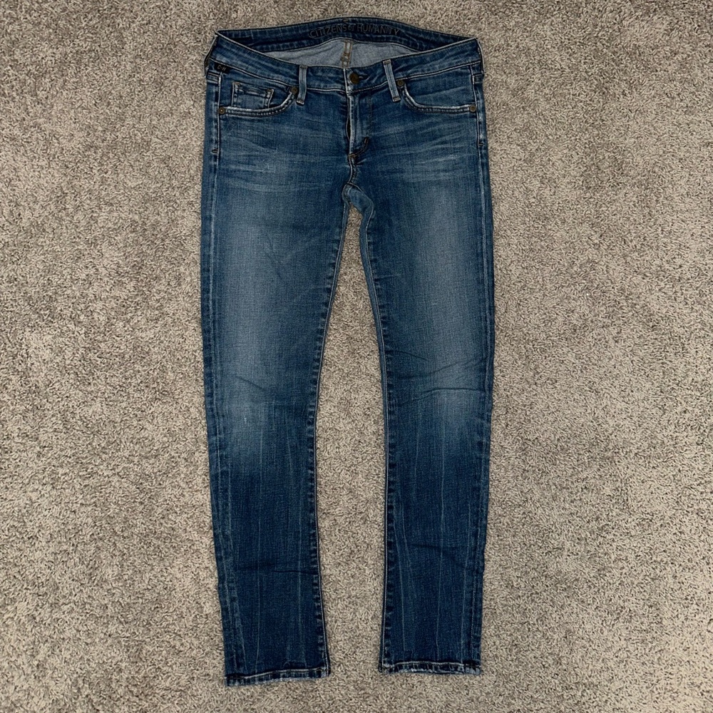 Citizens Of Humanity Mid to Dark Blue Skinny Jeans